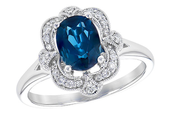 D318-98118: LDS RG 1.35 LONDON BLUE TOPAZ 1.50 TGW