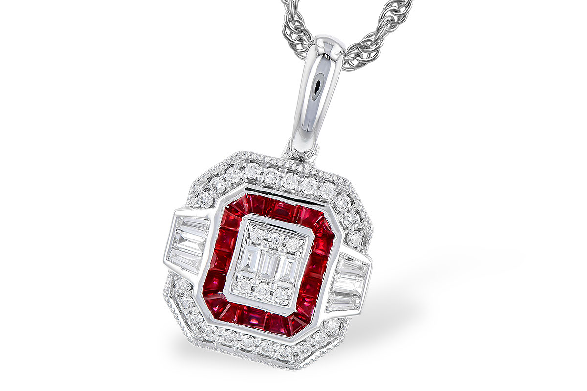 D319-82646: NECK .29 TW RUBY .48 TGW