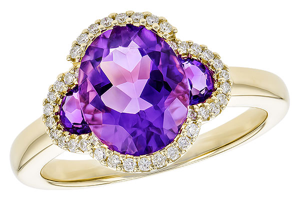 D319-83564: LDS RG 2.44 TW AMETHYST 2.60 TGW