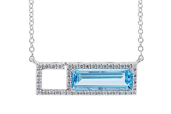 D319-84482: NECK 1.44 BLUE TOPAZ 1.60 TGW