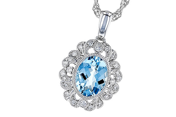 D319-84509: NECK .98 AQUA 1.12 TGW (8x6MM AQ)