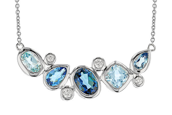D319-88100: NECK 2.57 BLUE TOPAZ TW 2.72 TGW (18")