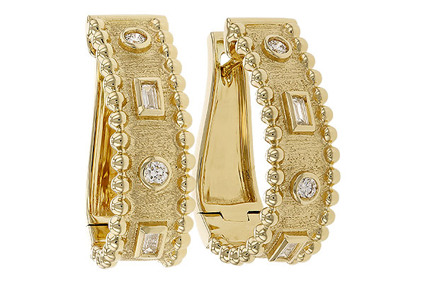 D319-89046: EARRINGS .09 BAG .18 TW