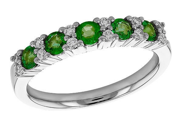 D319-89973: LDS WED RG .55 EMERALD .72 TGW