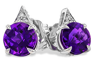 D319-90882: EARR 1.33 TW AMETHYST 1.35 TGW (6MM RD)