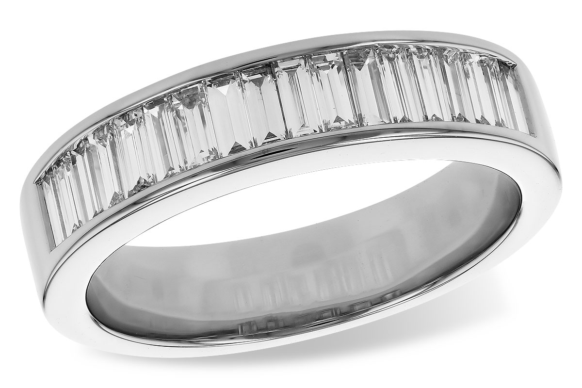 D320-73609: LDS DIA WED RG .70 TW BAGUETTES