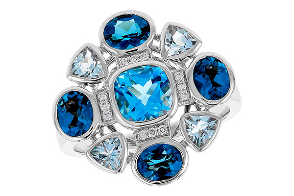 D320-76282: LDS RG 3.19 TW BLUE TOPAZ 3.25 TGW