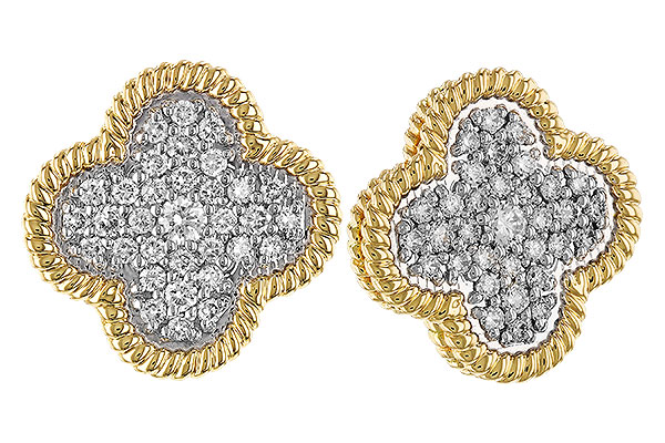 D320-78146: EARRINGS .50 TW