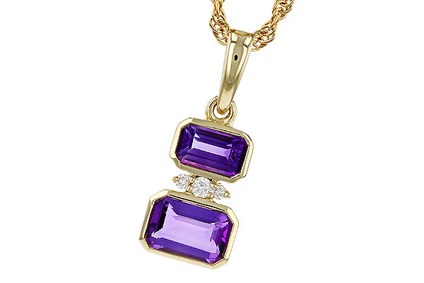 D320-81755: NECK .72 TW AMETHYST .75 TGW