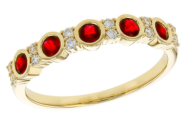 D320-81782: LDS WED RG .33 TW RUBY .45 TGW