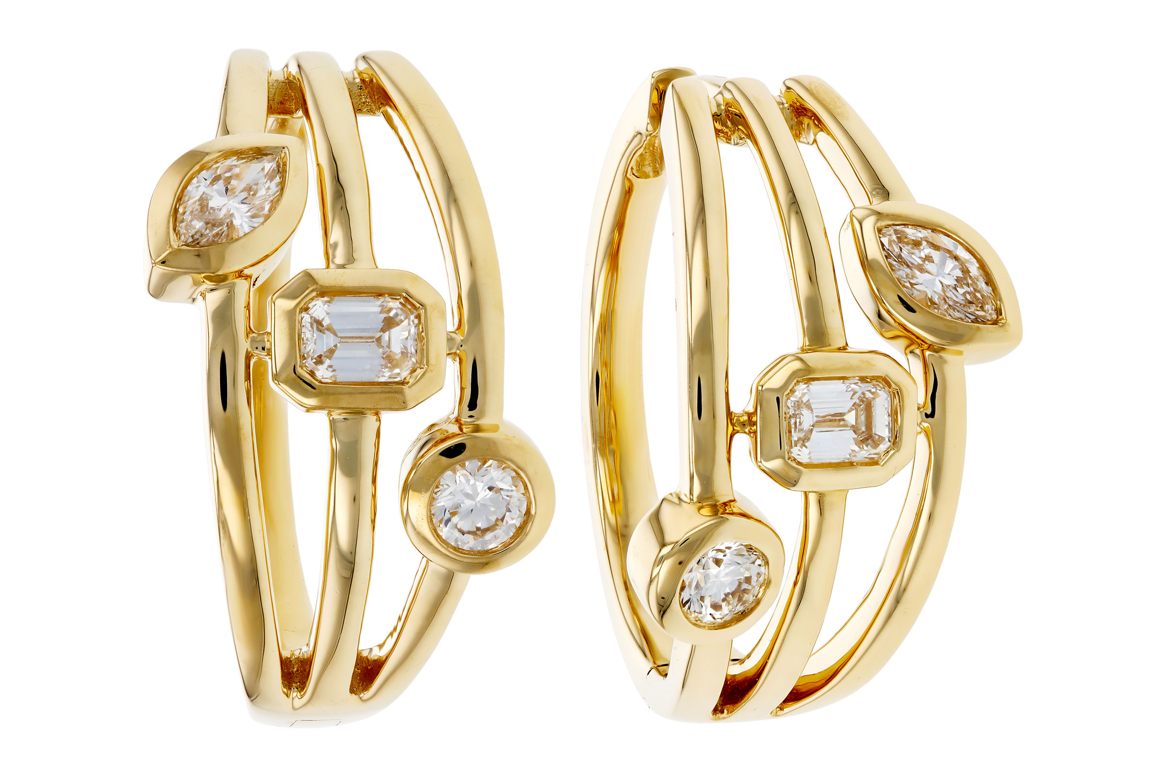D321-65418: EARRINGS .45 TW (BR/EC/MQ)