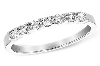 E138-97255: LDS DIA WED RG .25 TW (7 STONES)