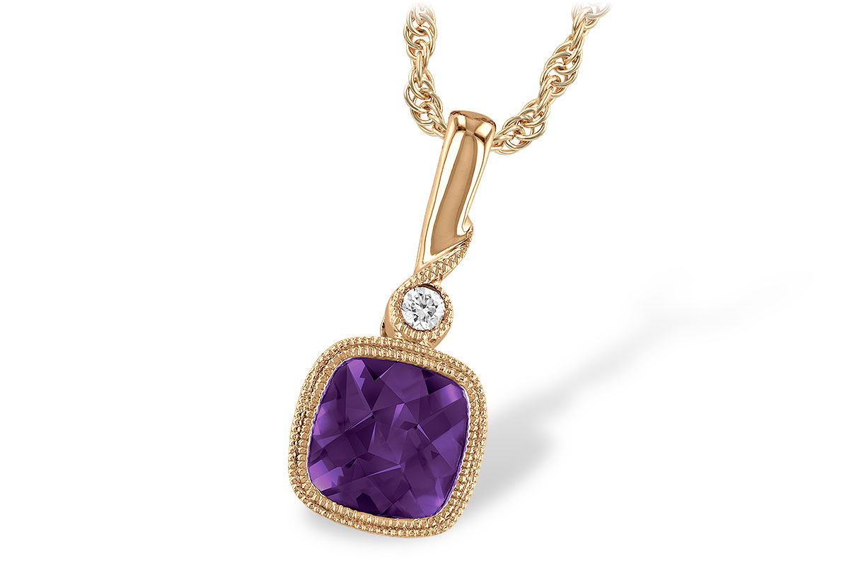 E229-89982: NECK .84 AMETHYST .86 TGW