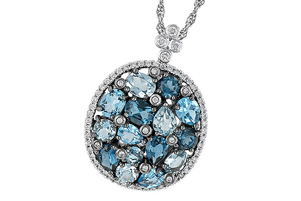 E233-49982: NECK 3.12 BLUE TOPAZ 3.41 TGW