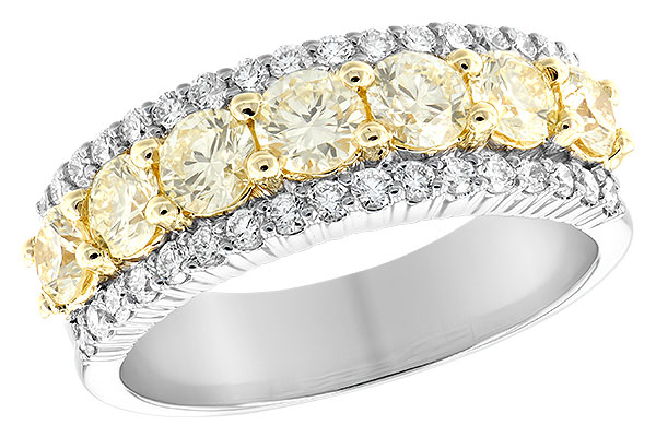 E234-39982: LDS DIA WED RG 1.20 YELLOW DIA 1.64 TW