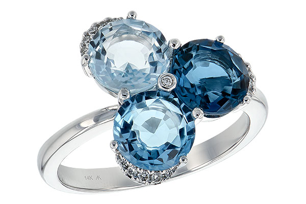 E235-29082: LDS RG 4.02 BLUE TOPAZ 4.07 TGW