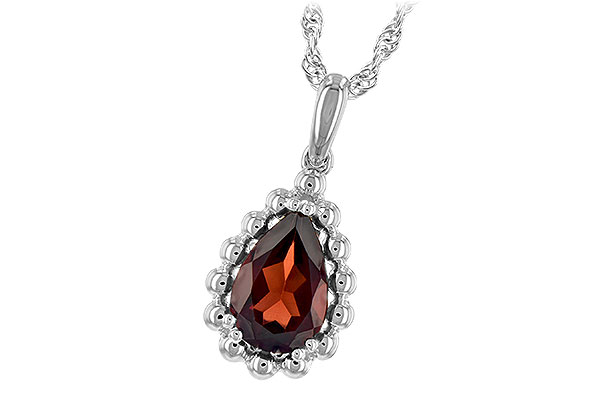 E235-31800: NECKLACE 1.38 CT GARNET