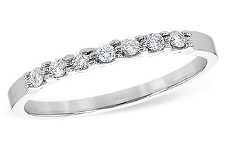 E235-33618: LDS DIA WED RG .12 TW (7 STONES)