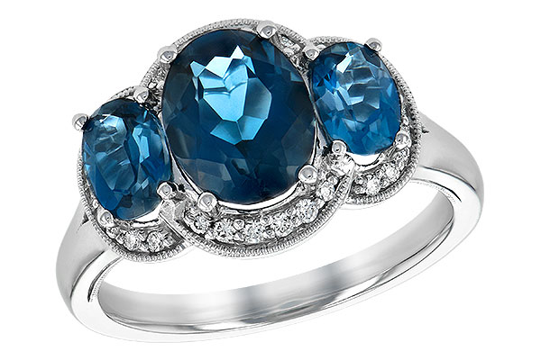 E235-34473: LDS RG 4.20 BLUE TOPAZ 4.33 TGW