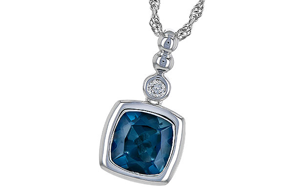 E236-21736: NECK 1.50 LONDON BLUE TOPAZ 1.54 TGW