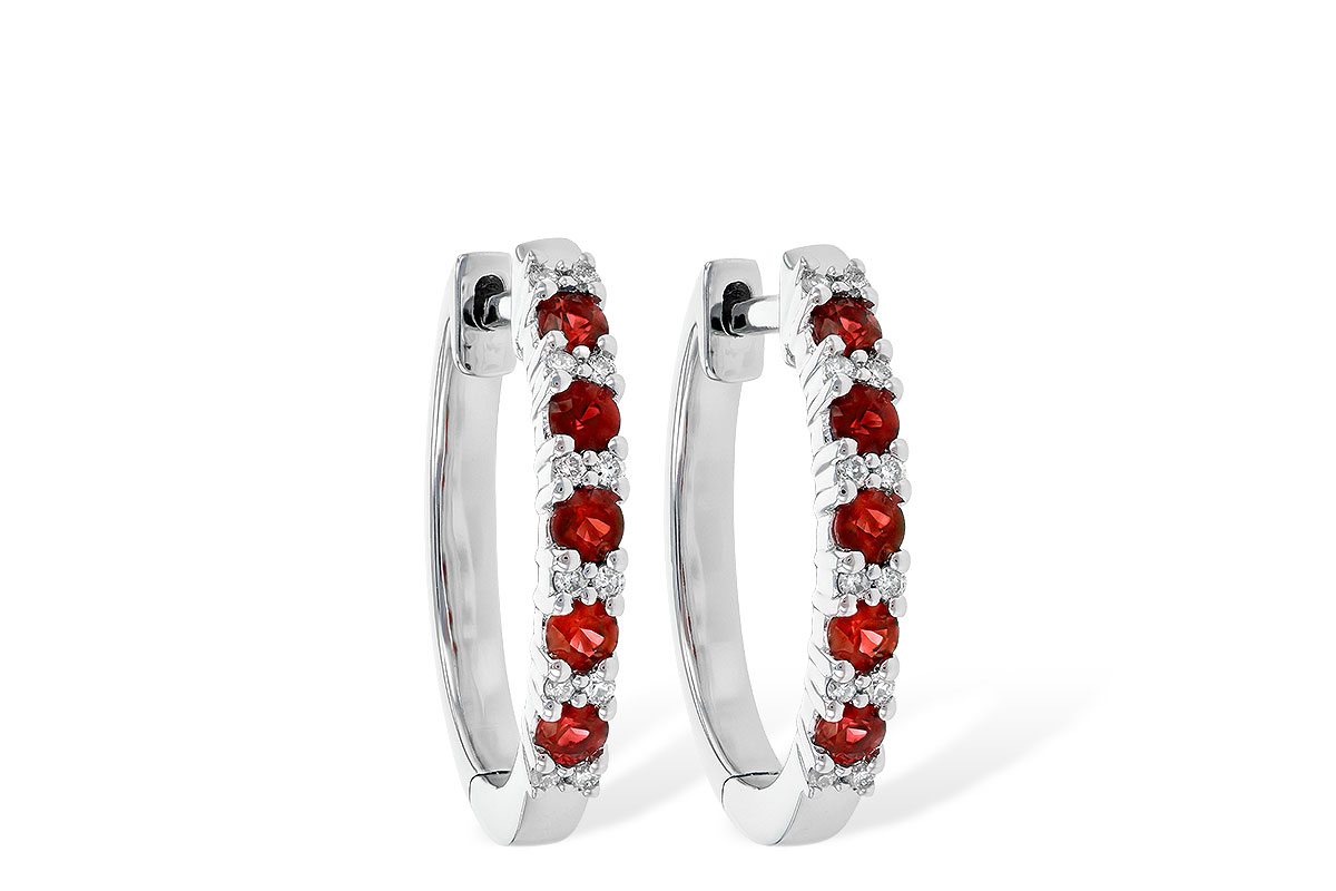 E236-22700: EARR .45 RUBY .55 TGW