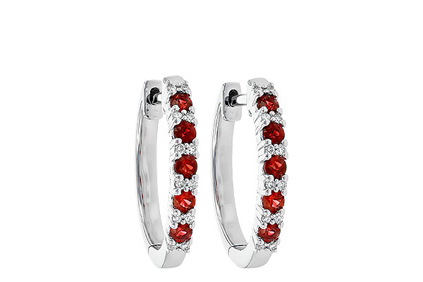 E236-22700: EARR .45 RUBY .55 TGW