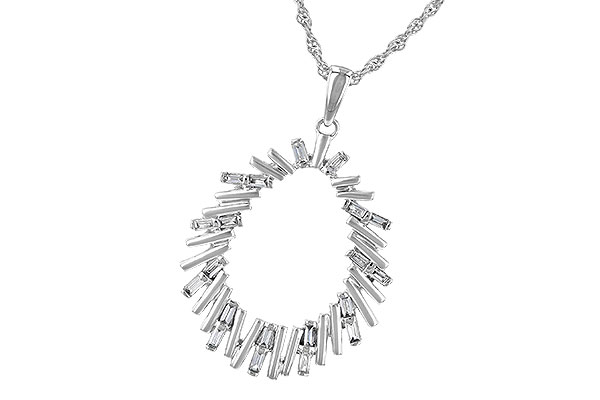 E236-23555: NECK .24 TW BAGUETTE DIAS