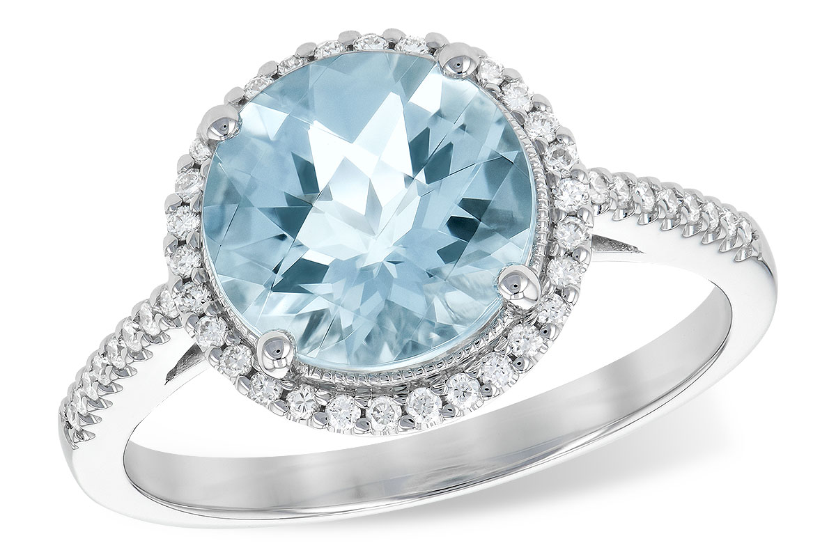 E236-24482: LDS RG 2.08 AQUAMARINE 2.27 TGW