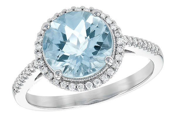 E236-24482: LDS RG 2.08 AQUAMARINE 2.27 TGW