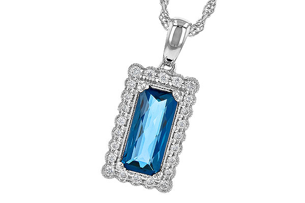 E236-26282: NECK 1.55 LONDON BLUE TOPAZ 1.70 TGW
