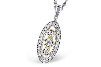 E318-92709: NECKLACE .34 TW