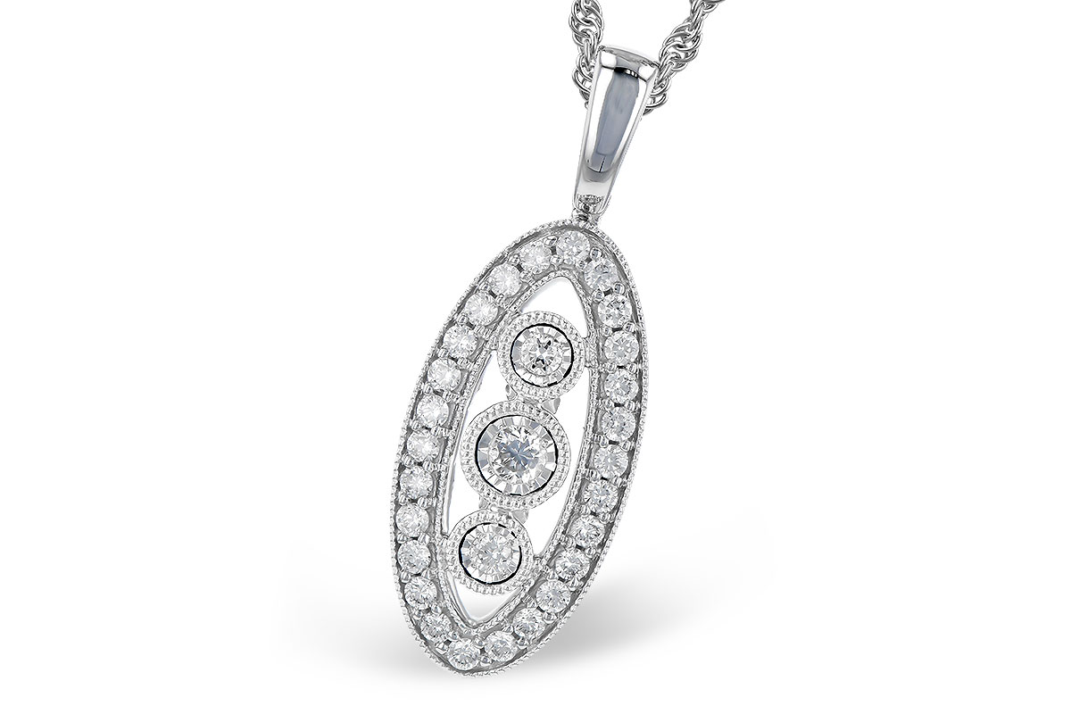 E318-92709: NECKLACE .34 TW