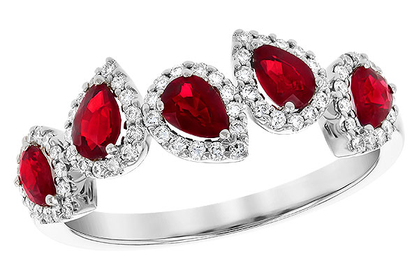 E318-93600: LDS RG .90 TW RUBY 1.14 TGW