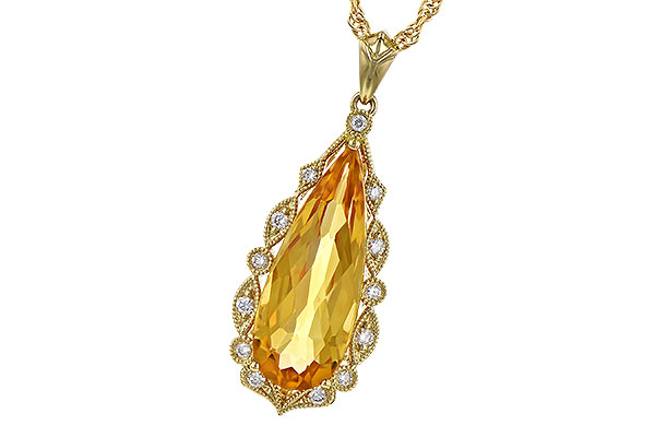 E318-94482: NECK 3.38 CITRINE 3.50 TGW