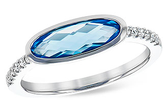 E318-94518: LDS RG 1.30 BLUE TOPAZ 1.40 TGW