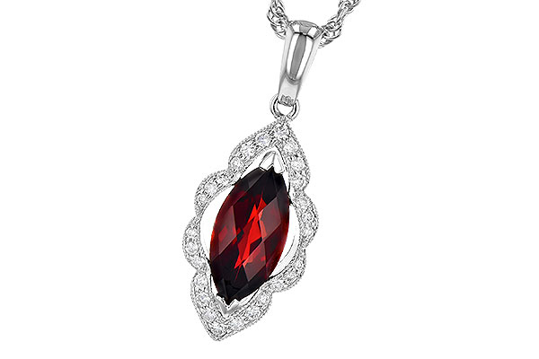 E318-99009: NECK 1.25 GARNET 1.36 TGW
