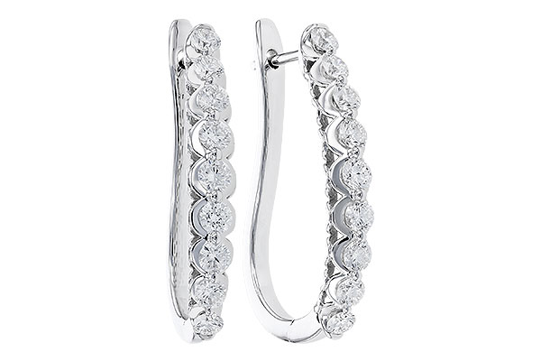 E319-85382: EARRINGS 2.00 TW