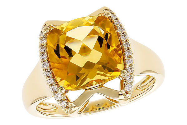 E319-87264: LDS RG 3.74 CITRINE 3.85 TGW (10MM CIT)