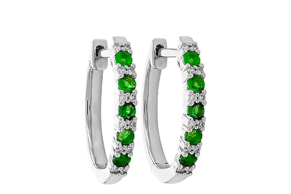 E319-89964: EARR .25 EMERALD .31 TGW