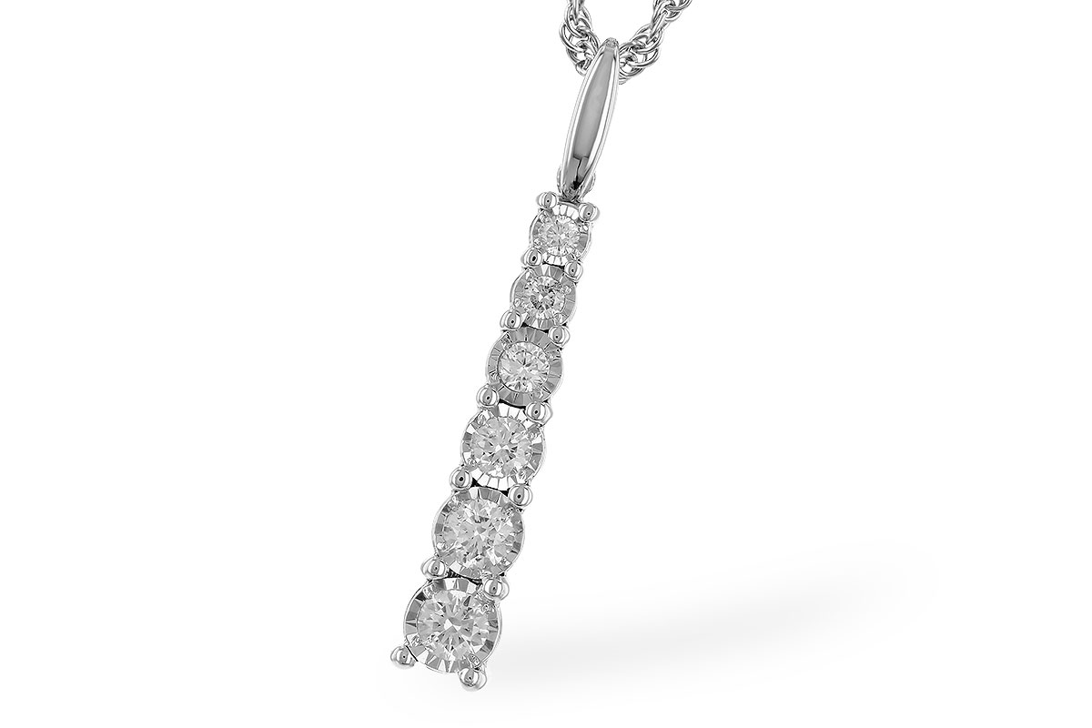 E319-90827: NECKLACE .25 TW