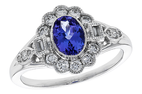 E320-74509: LDS RG .80 TANZANITE 1.20 TGW (7x5MM OV)