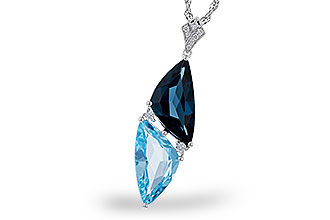 E320-75409: NECK 6.87 BLUE TOPAZ 6.97 TGW