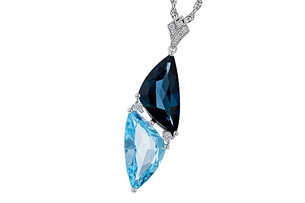 E320-75409: NECK 6.87 BLUE TOPAZ 6.97 TGW
