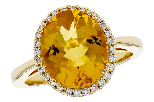 E320-76327: LDS RG 3.85 CITRINE 4.05 TGW (12x10MM OV)