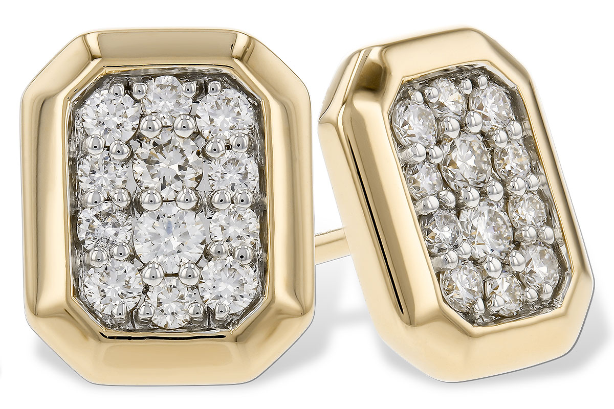 E320-79927: EARRINGS .38 TW