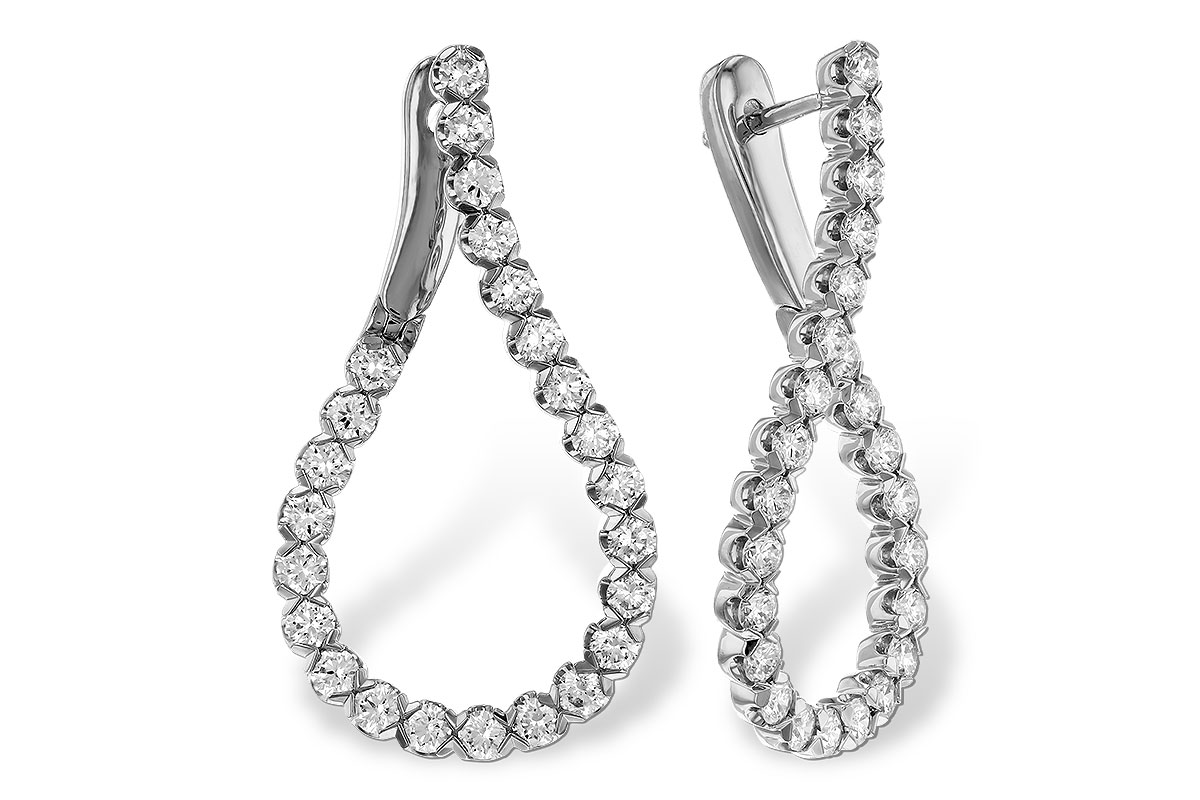 E320-79964: EARRINGS 2.00 TW