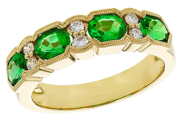 E320-80882: LDS WED RG 1.20 EMERALD 1.38 TGW (5x4MM EMER)