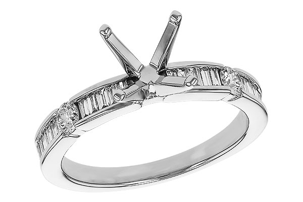 E320-81800: LDS SEMI DIA RG .23 TW BAG .40 TW