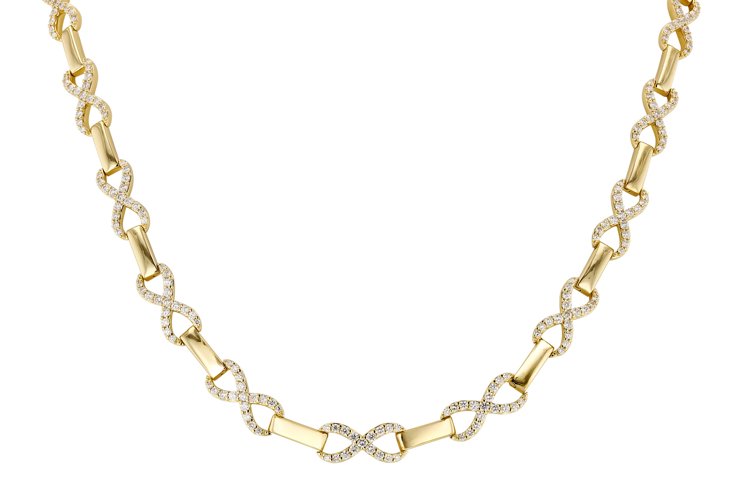 E321-66327: NECKLACE 2.20 TW (17")
