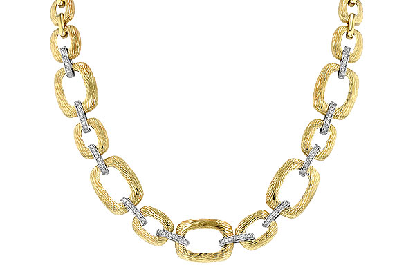 F052-55436: NECKLACE .48 TW (17 INCHES)